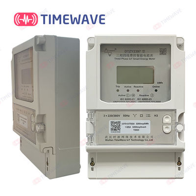 Single Phase Lorawan Electric Meter 50Hz Wifi Smart Energy Meter With Gsm Modem
