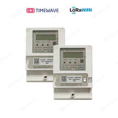 Single Phase Lorawan Electric Meter 50Hz Wifi Smart Energy Meter With Gsm Modem