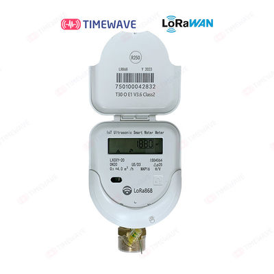 Smart Ultrasonic Water Flow Meter With Prepaid Remote Control And Lora/Lorawan/4G, Cold/Hot, DN15/DN20/DN25