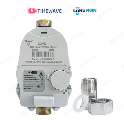 Smart LoRaWAN Cold / Hot Water Meter With DIN Rail Installation For Optimized Consumption