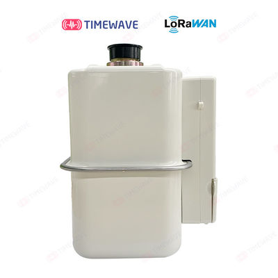 Wireless LoRaWAN Gas Meter with LCD 300bps-50kbps Data Rate and 3000m Reading Distance