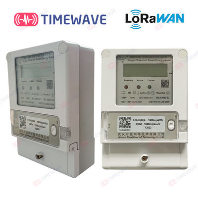Smart Single Phase Energy Meter 220V IOT Energy Management Solutions