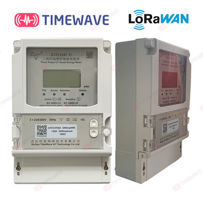 Soutien aux télécommunications triphasé futé sans fil de Lorawan Wifi de mètre d'énergie 4G 2G