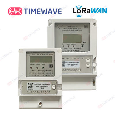 Mètres intelligents triphasés de l'électricité de LoRaWAN avec la fonction à télécommande d'appli