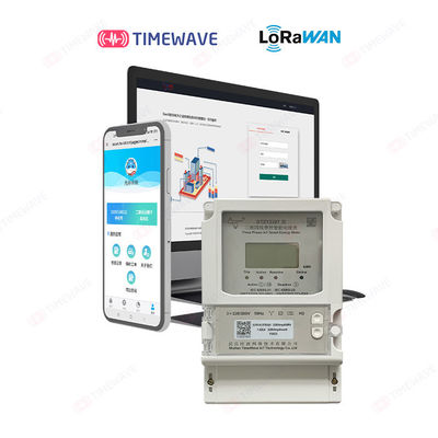 Phase du compteur d'électricité d'affichage à cristaux liquides de multimètre de Digital de mètre de Lora Voltage Current Power Energy 3